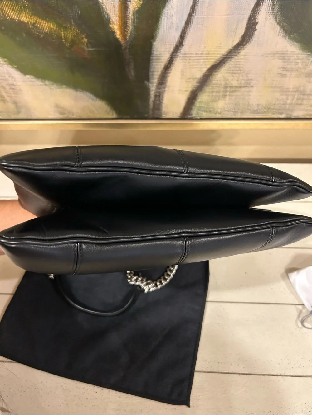 Gucci Petite GG Small Tote w/ Chain - Picture 9 of 15